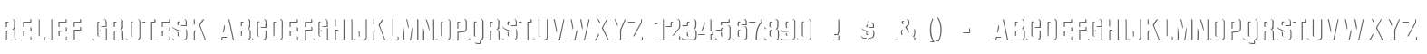 Relief Grotesk